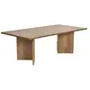 Image de Table basse en bois sabin - 60 x 119 x 40 cm - chêne