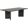 Image de Table Basse En Bois "sabin" - 60 X 119 X 40 Cm - Lumière Noire