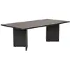 Image de Table basse en bois sabin - 60 x 119 x 40 cm - lumière noire