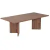Image de Table basse en bois sabin - 60 x 119 x 40 cm - pin atlantique