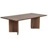 Image de Table basse en bois Sabin - 60 x 119 x 40 cm - Noyer