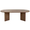 Image de Table Basse En Bois "sable" - 60 X 119 X 40 Cm - Noyer