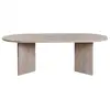 Image de Table basse en bois sable - 60 x 119 x 40 cm - travertin