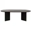 Image de Table basse en bois sable - 60 x 119 x 40 cm - bois noir