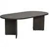 Image de Table basse en bois sable - 60 x 119 x 40 cm - lumière noire