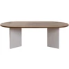 Image de Table Basse En Bois "sable" - 60 X 119 X 40 Cm - Noyerblanc