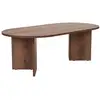 Image de Table basse en bois sable - 60 x 119 x 40 cm - noyer