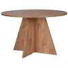 Image de Table à manger en bois virella - 120 x 120 x 75 cm - pin atlantique
