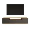 Image de Meuble tv en bois fr7 - 180 x 44 x 44 cm - pin atlantiqueanthracite