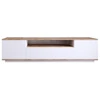 Image de Meuble Tv En Bois "fr7" - 180 X 44 X 44 Cm - Pin Atlantiqueblanc