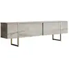 Image de Meuble Tv En Bois "luxe" - 180 X 30 X 50 Cm - Travertinor