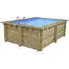 Image de Piscine Bois Rectangle " Zanzibar "- 3,50 X 2,30 X 1,24 M