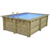 Image de Piscine bois rectangle zanzibar - 3,50 x 2,30 x 1,24 m