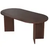 Image de Table à manger en bois Sablin - 180 x 89 x 75 cm - Noyer