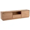 Image de Meuble TV en bois Vanguard - 160 x 29 x 42 cm - Pin atlantique