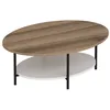 Image de Table basse en bois Elis - 90 x 60 x 36 cm - ChêneBlanc