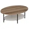 Image de Table basse en bois elis - 90 x 60 x 36 cm - chêneblanc