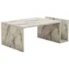 Image de Table basse en bois memo - 86 x 50 x 32 cm - marbre freesia
