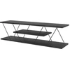 Image de Meuble Tv En Bois "april" - 120 X 30 X 33 Cm - Gris Anthracite