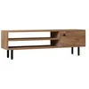Image de Meuble TV en bois Avila - 120 x 30 x 38 cm - Pin atlantique
