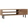 Image de Meuble tv en bois avila - 120 x 30 x 38 cm - pin atlantique