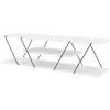 Image de Meuble TV en bois April - 120 x 30 x 33 cm - Blanc