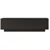 Image de Meuble tv en bois fn1 - 140 x 35 x 38 cm - noir
