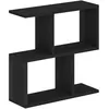 Image de Table basse en bois Homemania - 60 x 20 x 60 cm - Bois Noir