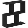 Image de Table basse en bois homemania - 60 x 20 x 60 cm - bois noir