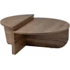 Image de Table Basse En Bois "orion" - 90 X 60 X 30 Cm - Noyer