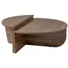 Image de Table basse en bois orion - 90 x 60 x 30 cm - noyer