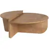 Image de Table basse en bois orion - 90 x 60 x 30 cm - chêne miel