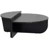 Image de Table basse en bois orion - 90 x 60 x 30 cm - boisnoir