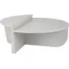Image de Table Basse En Bois "orion" - 90 X 60 X 30 Cm - Blanc