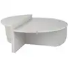 Image de Table basse en bois orion - 90 x 60 x 30 cm - blanc