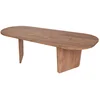 Image de Table Basse En Bois "ovalis" - 130 X 65 X 40 Cm - Pin Atlantique
