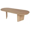 Image de Table basse en bois Ovalis - 130 x 65 x 40 cm - Chêne