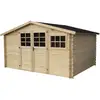 Image de Abri De Jardin En Bois "rocval" - 456 X 425 X 232 Cm - 19.42 M² - 28 Mm