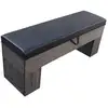 Image de Banc bois avec rangement 113 x 32 cm avec coussin - deluxe