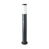 Image de Borne Extérieur Anthracite avec Détecteur 80cm pour Ampoule E27 IP44 - SILAMP