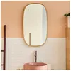 Image de Miroir ovale chêne MELOE 40x70cm