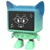 Image de Enceinte sans fil 3w bluetooth 5.3 modèle dancing clock avec fonction réveil mobility on board bleu DC-BL-01