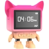 Image de Enceinte Sans Fil 3w Bluetooth 5.3 Modèle Dancing Clock Avec Fonction Réveil Rose Mobility On Board