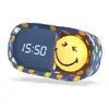 Image de Réveil Enfant Mob Dreamy Clock Smiley Veilleuse Silicone Douce Bleu Rechargeable Mode Soleil
