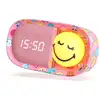 Image de Réveil Enfant Mob Smiley World Rose Avec Veilleuse Et Mode Lever Du Soleil