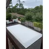 Image de Bâche Hivernage Filet Blanc 350 g/m² Traitée Anti-UV 860 x 460 m pour Piscine Max. 8 x 4 m - Fabrication Française Direct Usine