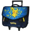 Image de Cartable à roulettes Pokemon Pikachu Bleu 41 CM - 2 cpt