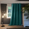 Image de Rideau Occultant 140x260 Cm Polyester Bleu Canard