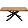 Image de Table à manger extensible décor bois 4/8 personnes 140/220 cm - Elena