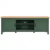 Image de Meuble tv 2 portes vert 160 cm - sana Sana
